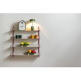PT LIVING Bordo/siva metalna polica s više razina 60 cm Reina Cuatro – | shoptok.hr