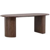Venture Home Härön ovalni blagovaonski stol 200 × 90 cm, mocca | shoptok.hr