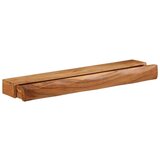 vidaXL Stenske police 2 kosa 80x17x8 cm masivni les akacija | Shoptok.si