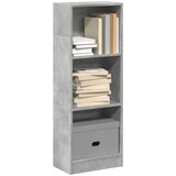 vidaXL Knjižna omara betonsko siva 40x24x109 cm inženirski les Cene