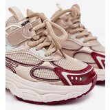 Boto Lightweight Kids Sneakers On Thick Sole Gold Xairana | ePonuda.com