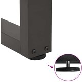  Noge jedilne mize V-oblika 3 kosi Antracit 100x(72-73,3) cm | Shoptok.si