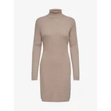 JDY Beige women's sweater dress Novalee - Women