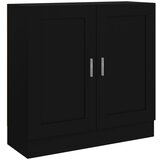 vidaXL Knjižna omara črna 82,5x30,5x80 cm iverna plošča, (20801399) | Shoptok.si