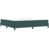 Krevet s opruga kutije Tamnozelena 200 x 200 cm tkanina | shoptok.hr