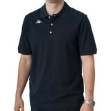 Kappa Muška polo majica Logo Sharas, Crna