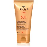 Nuxe Sun Melting Cream SPF50 nežna krema za sončenje za obraz 50 ml unisex