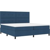  s opruga kutije s jastukom Plava 200 x 200 cm tkanina | shoptok.hr