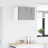 Viseći ormarić 2 pcs Siva Sonoma i bijela 30 x 31 x 40 cm | Eponuda.ba