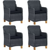  5-dijelni vrtni blagovaonski set tamnosivi | shoptok.hr