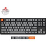 KEYCHRON K8 Max Brezžična Mehanska Tipkovnica, Bluetooth / 2.4 GHz, Hot-Swap, Super Red Switch, US Layout, K8M-J1, (21733736) Cene