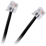 Telefonski kabel ploščati 3M črni, (20811550)