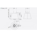 Elica viseća napa EASY UX BL MAT/F/50 | shoptok.hr