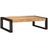 vidaXL Polica za kopalnico 80 x 50 x 23 cm Trdna mango les, železo Cene