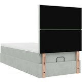 vidaXL okvir kreveta s madracima svijetlosivi 90x200cm baršunasti | shoptok.hr