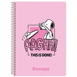 SNOOPY Bilježnica A5 - kvadratići, 80 listova Cijene