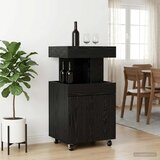  Barska kolica Crni hrast 50 x 41 x 89 cm Konstruirano drvo - Crni hrast | shoptok.hr