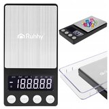  Digitalna mini LCD žepna tehtnica za nakit 500-0.01g osvetljena črna | Shoptok.si
