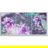 Pintdecor Zidni ukras Trittico di fiori Cijene