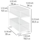 Wenko 69769800 - Držač GIOMA 35x33,5 cm bela | Eponuda.com
