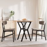  Blagovaonski stol Y-oblika 60x60x75,5 cm od borovine i čelik | shoptok.hr
