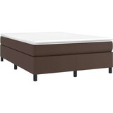 Box spring posteljni okvir rjav 140x200 cm umetno usnje, (20788251) | Shoptok.si