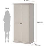 Tvilum Krem ormar 96x201x60,5 cm Paris – | shoptok.hr