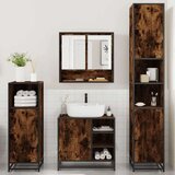  4-dijelni set kupaonskog namještaja boja hrasta drveni | shoptok.hr