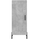  Visoka komoda siva betona 34,5x34x180 cm od konstruiranog drva | shoptok.hr
