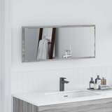  Ogledalo Zidne Siva Sonoma 90 x 8,5 x 37 cm Konstruirano drvo | shoptok.hr