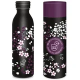 Sakura dvostenska kovinska steklenica 600 ml