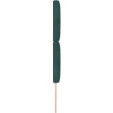  vzglavna stran s kristalnimi gumbi, prešita temno zelena 80 cm žamet, (22156538) | Shoptok.si