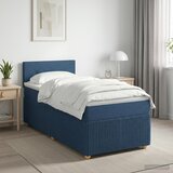  Boxspring krevet s madracem Plava 100 x 200 cm Tkanina | shoptok.hr