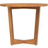  Okrugli Vrtni stol - Blagovaonski stol Ø90x75 cm Masivno drvo akacije - 90 x 75 cm 1 Okruglo | shoptok.hr