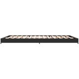  Okvir za krevet crni 135x190 cm konstruirano drvo i metal | Eponuda.ba