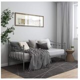  Posteljni okvir siv kovinski 90x200 cm | Shoptok.si