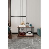 Hanah home sto za kafu bookcase 2 tiers rect walnut | ePonuda.com