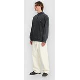 Volcom Single Stone Quarter Half-Zip Pulover light acid black | Shoptok.si