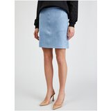 Orsay Light blue skirt for women in suede finish - Ladies | Shoptok.si