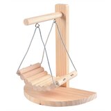 Duvo lesena gugalnica za glodalce - 21,5 x 11,5 x 24 cm | Shoptok.si