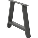  Noge za klub stolić A-oblika 2 kom antracit 70 x (42-43) cm čelik | shoptok.hr
