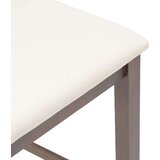 vidaXL Bar stoli z blazinami 2 kosa Brown Solid Wood Rubber | Shoptok.si