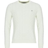 Tommy Hilfiger CLASSIC COTTON CABLE CREW NECK Bež Cijene