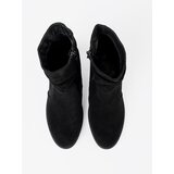 Shelvt Elegant black ankle boots with a ruffled upper | shoptok.hr