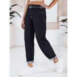 DStreet Jeansy damskie balloon fit granatowe Cene