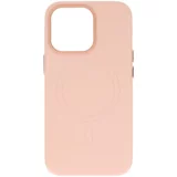 Onasi usnjen silikonski ovitek magsafe za iphone 14 pro - roza