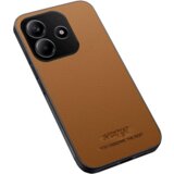 NN-Su Maska za Redmi Note 14 5G, TPU + koža, Smeđa Cijene