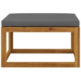  3057627 4 Piece Garden Lounge Set with Cushion Solid Acacia Wood (311854+311862) | shoptok.hr