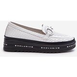 S. BARSKI Women's Leather Platform Moccasins with Decoration S.Barski | shoptok.hr