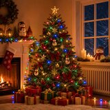  Božićne lampice s dva načina boja 400 LED lampica Višebojno | shoptok.hr